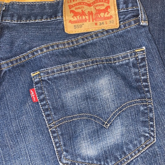 Levi’s 559 Mens Jeans Size 34 / 31.5” Inseam - Picture 8 of 10